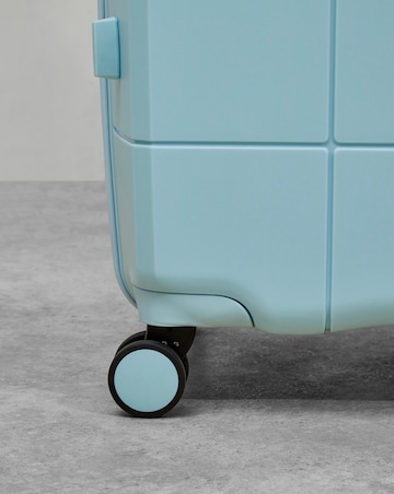 Rock Pixel Medium Suitcase - Pastel Blue