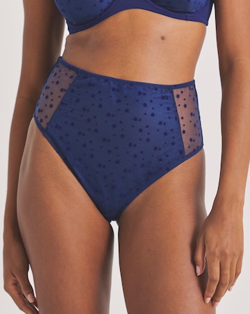 Pretty Secrets (2 Pack) Hannah Stars Full Fit Knickers Navy/Black