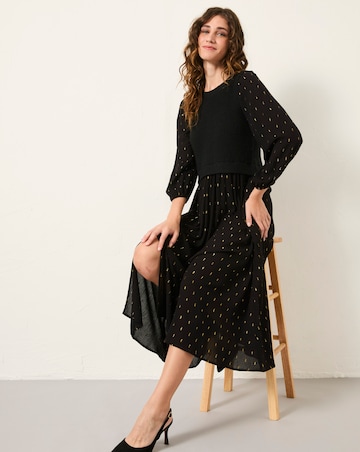 Fatface Laura 2in1 Metallic Dress