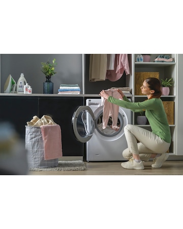 Hoover H-Wash 350 H3DPS4866TAMB-80 8+6kg Washer Dryer - White + installation