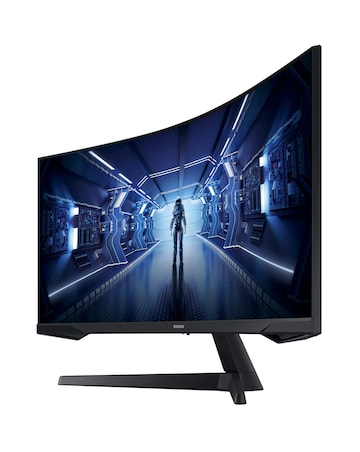 Samsung 34in Odyssey G5 UWQHD 165Hz 1ms VA LCD Curved Gaming Monitor - Black