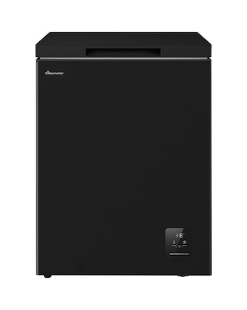 Fridgemaster MCF145EB 141L Freestanding Chest Freezer - Black - E Rated