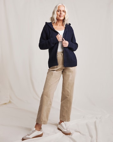 Julipa Hooded Zip Up Cardigan