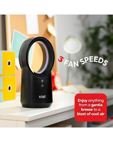 Russell Hobbs USB Bladeless Desk Fan