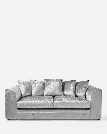 Chicago Crushed Velvet 3 Seater Sofa