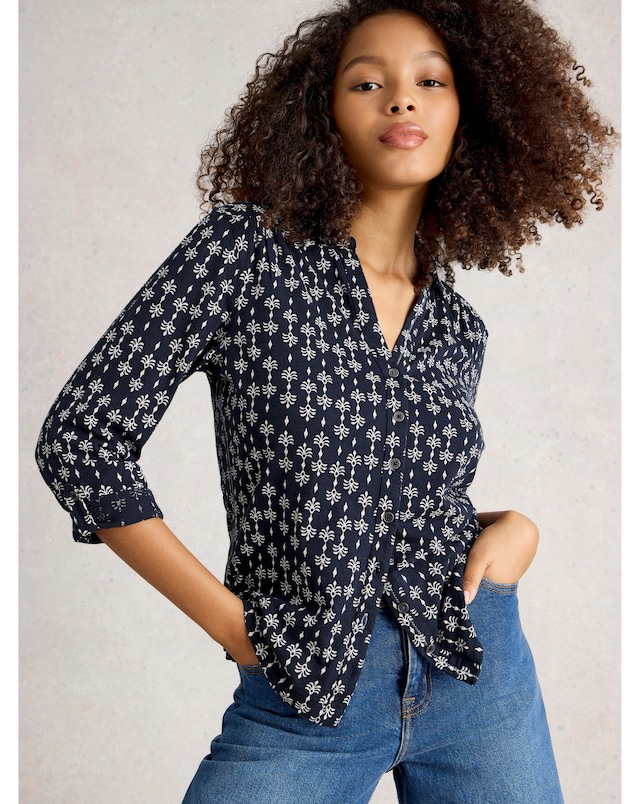 White Stuff Annie Jersey Shirt