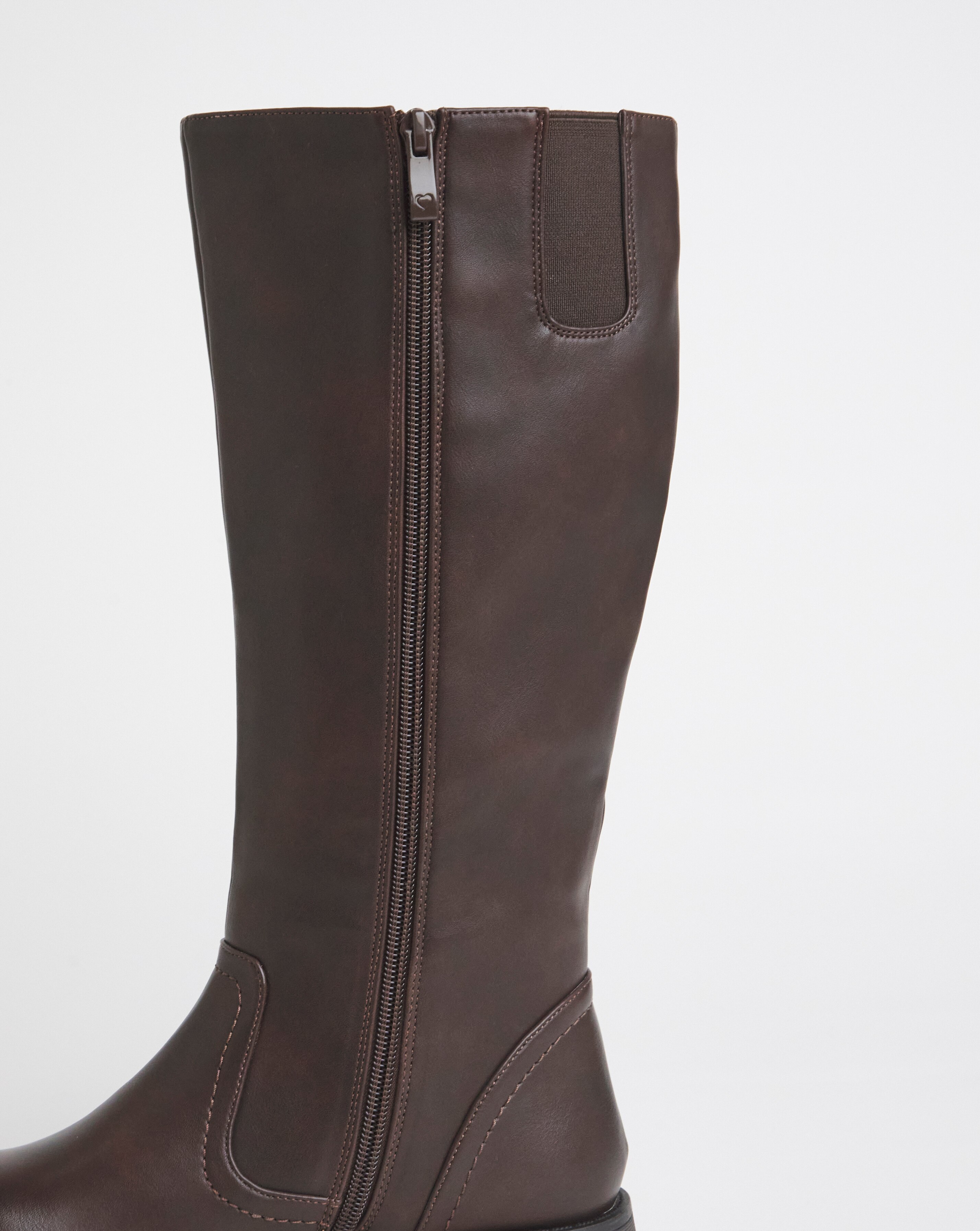 Ellie Shoes Womens 709-Zemora Knee High Boot - Patent Leather Knee High Boots For Women - View #2