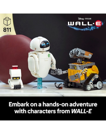 LEGO Disney and Pixar WALL-E and EVE Animated Film Fantasy Building Set 43279