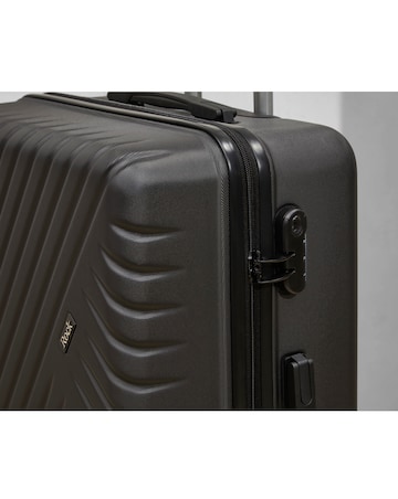 Rock Santiago Medium Suitcase - Black