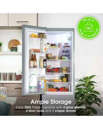 Abode A180FF541E1S 70/30 Fridge Freezer - Silver