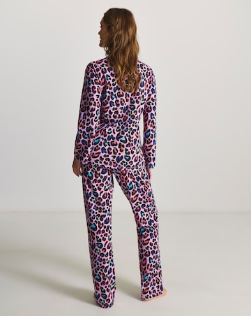Pretty Secrets Value Long Sleeve Pyjama Set Leopard Print