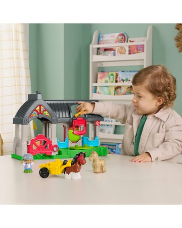 Fisher-Price Little People Friendly Horses Stable Playset