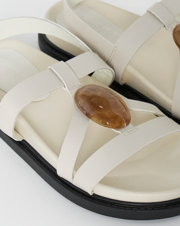 Mendoza Trim Detail Footbed Sandals - Wide Fit (E)