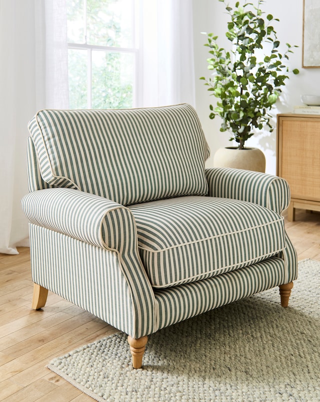 Naomi Stripe Armchair