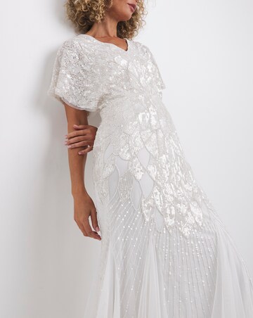 Joanna Hope Sequin Bridal Maxi Dress