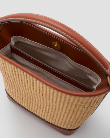 Mango Raffia Bucket Bag