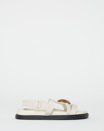 Mendoza Trim Detail Footbed Sandals - Wide Fit (E)