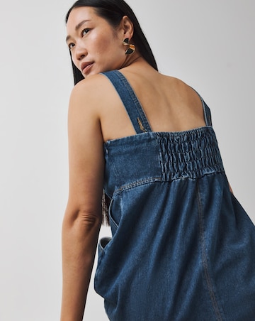 Blue Apron Midi Dress