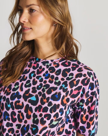 Pretty Secrets (2 Pack) Value Pyjama Legging Sets Leopard/Black