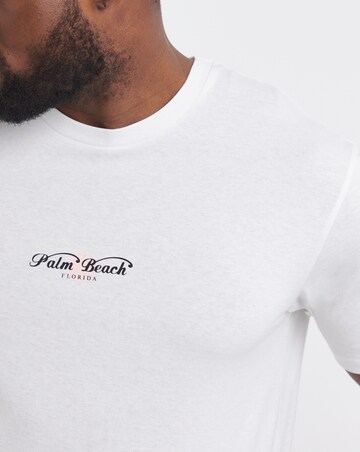 Jack & Jones Arte Natural Back Graphic T-Shirt - White