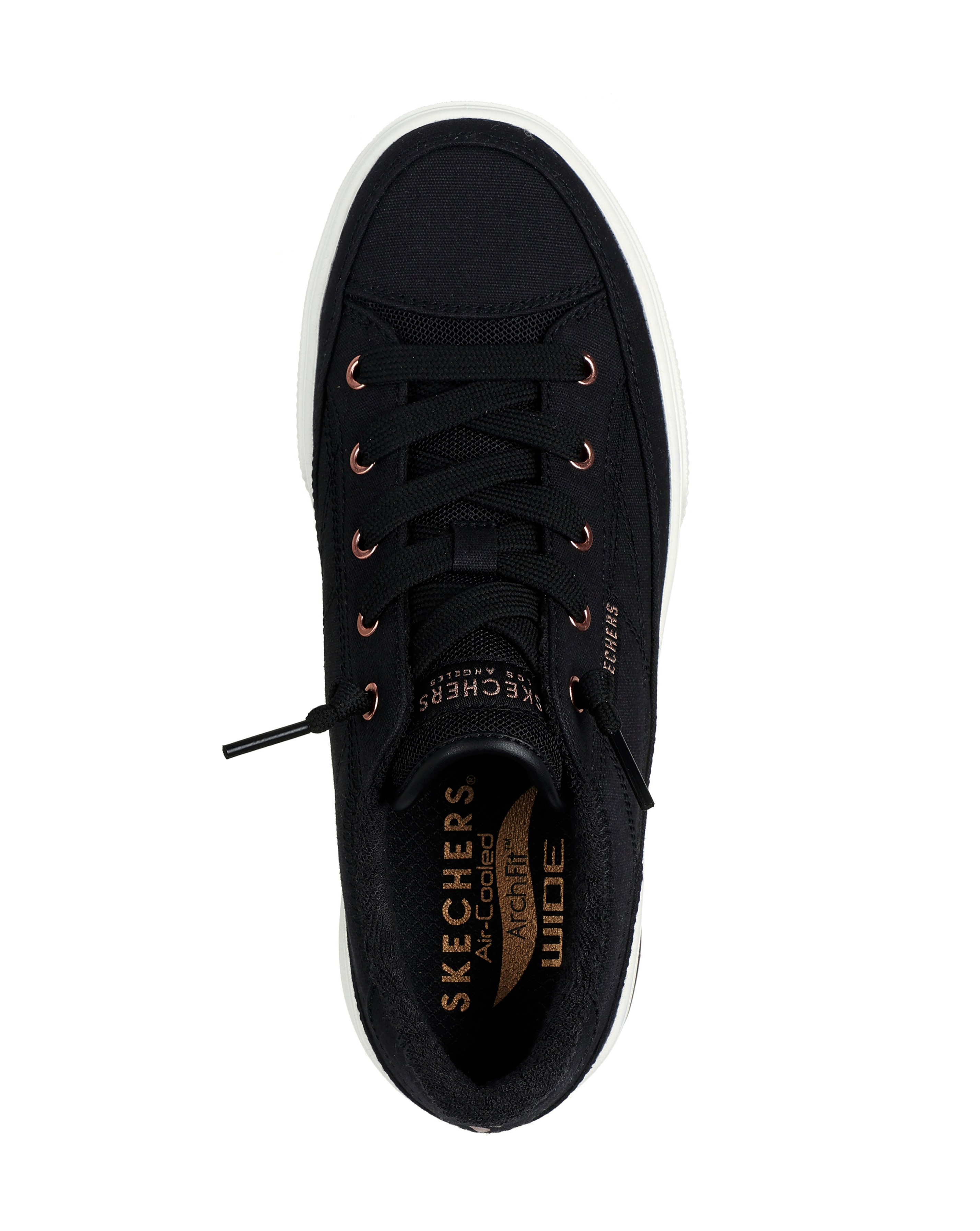 Skechers Black Arch Fit Arcade Meet Ya There Slip-On Trainers