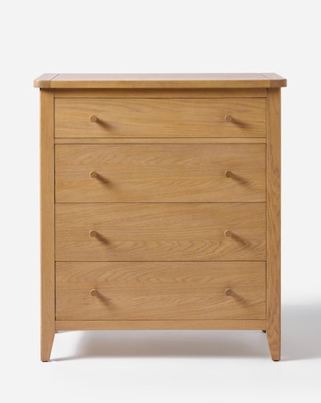 Caitlin Ready Assembled Wooden Small Chest of Drawers