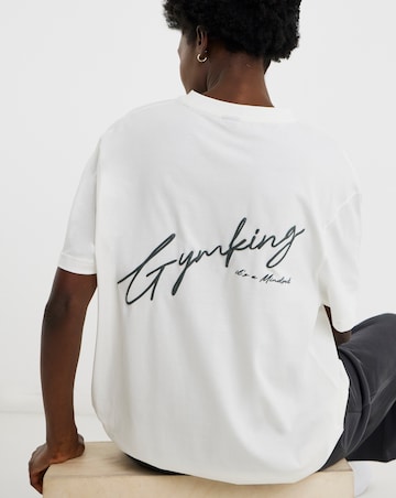 Gym King Script Mindset Boyfriend T-Shirt