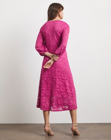 Joanna Hope Midi Lace Dress