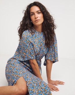 Whistles Ditsy Bouquet Midi Dress