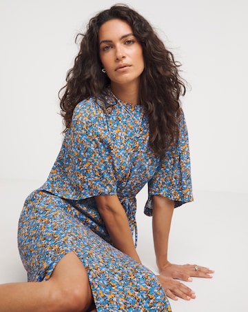 Whistles Ditsy Bouquet Midi Dress