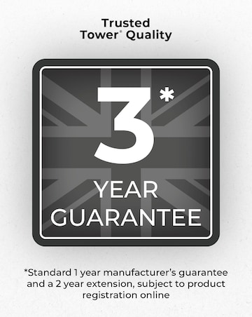 Tower Solitaire Bread Bin-Black