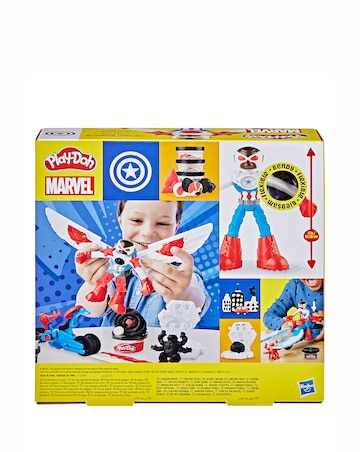 Play-Doh Marvel Playset Captain America Moto-Slicer