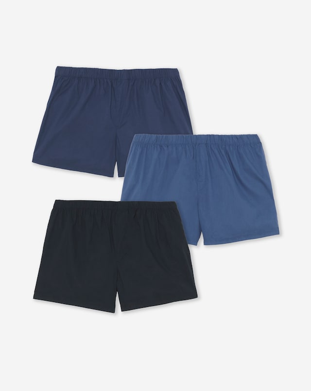 JACK & JONES Milano Woven Boxers 3 Pack - Multi