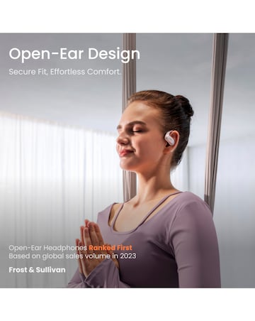 Shokz OpenFit Air True Wireless Open-Ear Earbuds - White