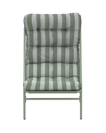 Charles Bentley Green Stripe Bistro Set