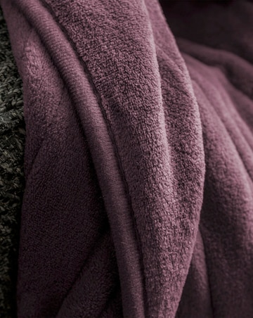 Slumberdown Comfy Hugs Plum Heated Throw