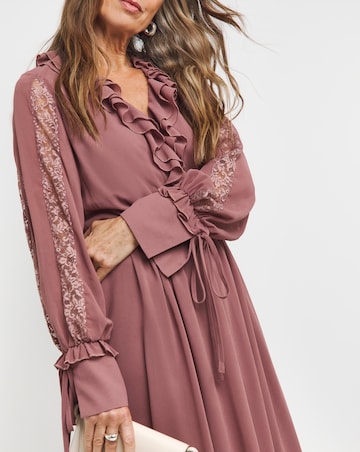 Frill Detail Maxi Dress