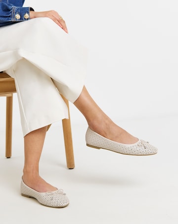 Antigua Lasercut Ballerina - Wide Fit (E)