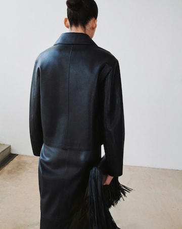 Mango Faux Leather Jacket
