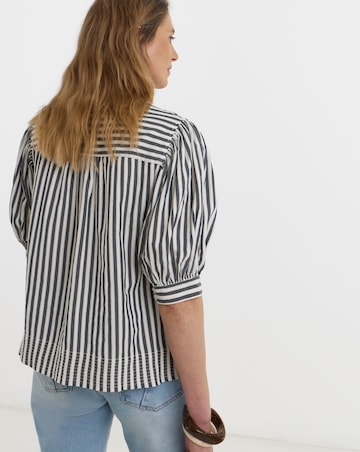 Stripe Short Sleeve Tunic