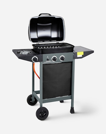 2 Burner Gas BBQ with Side Burner