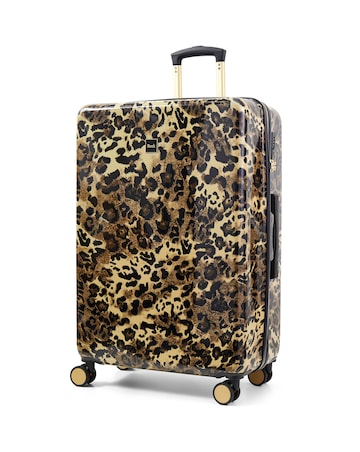 Rock Savannah Leopard 3pc Suitcase Set