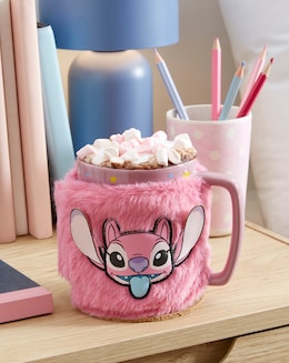 Lilo &amp; Stitch Angel Face Fuzzy Mug