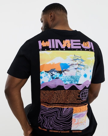 Jack & Jones Himeji Back Graphic T-Shirt - Black