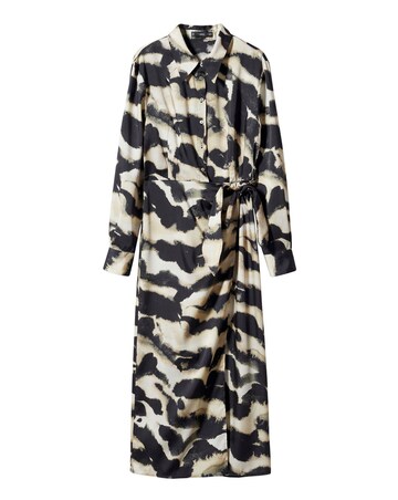 Mango Camila Printed Satin Dress
