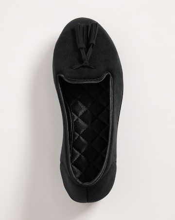 Tassle Slipper - Wide Fit (E)