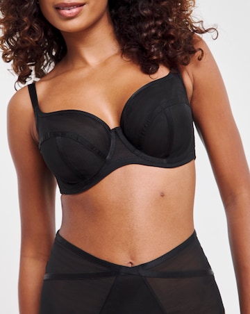 Panache Tango II Essence Balcony Wired Non Padded Bra Obsidian