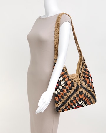 Packable Raffia Beach Bag