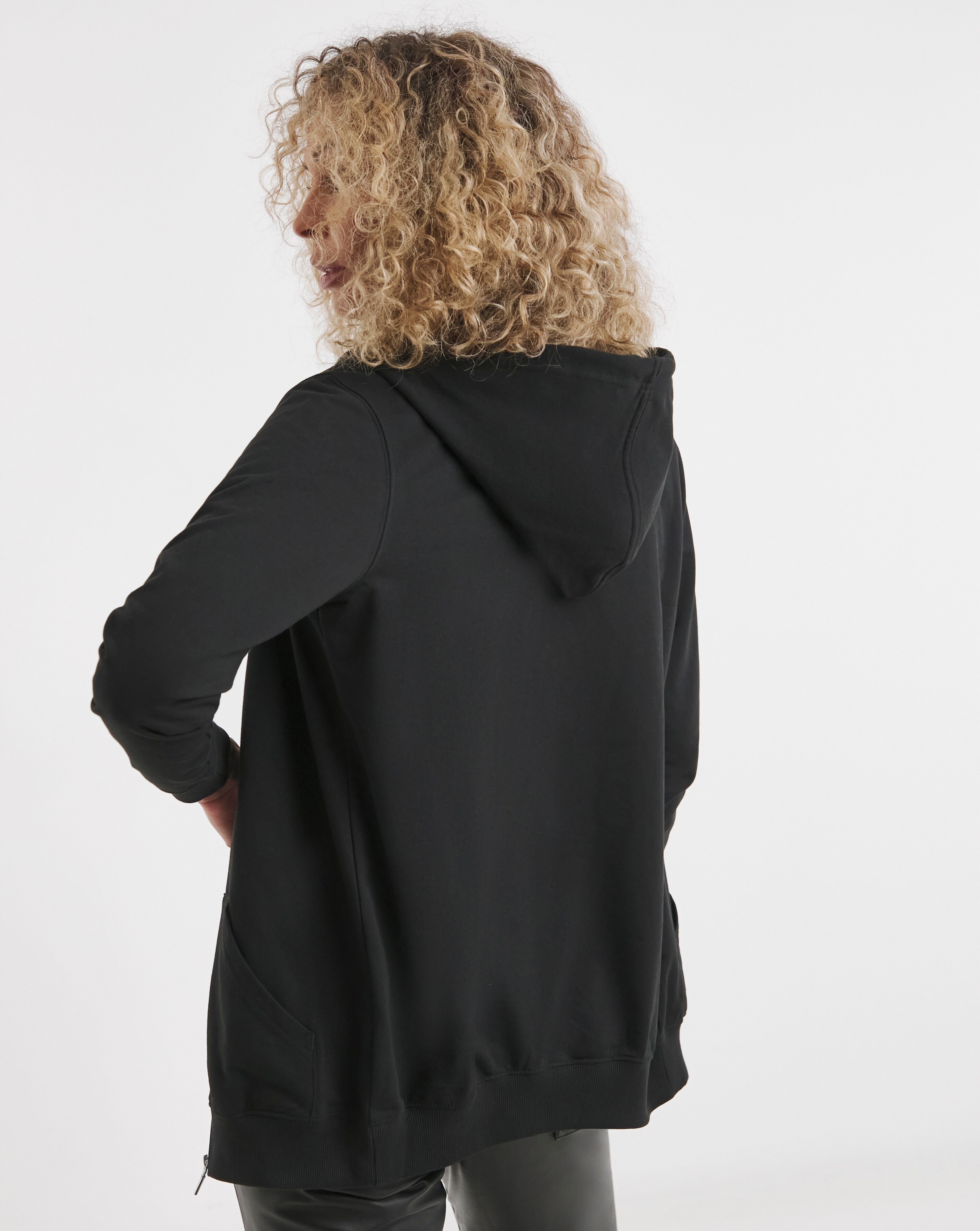 The Longline Zip Hoodie | JD Williams