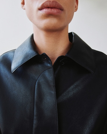 Mango Faux Leather Jacket
